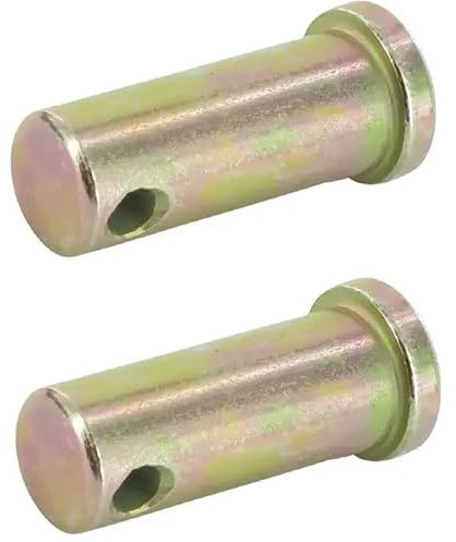 cyclingcolors 2x perno traino trattore gancio rimorchio attacco asse spina scatto spinotto carrellino acciaio auto, 14mm x 38mm