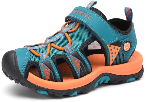 Mishansha Sandali Sportivi Bambino Punta Chiusa Blu Marino B 29 EU