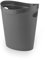Addis 518039 Waste Paper Bathroom/Bedroom/Office Bin, Charcoal, 26 x 27 x 33 cm