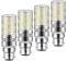 Yiun B22 Lampadine di Mais a LED 12W, Lampadine a Incandescenza da 100W Equivalenti, 6000K Bianco Freddo, Non Dimmerabile, 1200Lm, Piccola Vite Edison Lampadine Mais, 4-Pacco