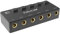 Cubilux 5-Way Audio Splitter - 6.35mm TRS AUX Splitter Box for Studio Monitors, Speaker, Guitar, Keyboard, Electronic Piano