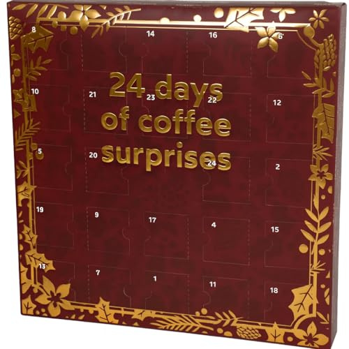 Calendrier de l'Avent avec Café,Capsules compatibles pour Nespresso Emballage renforcé