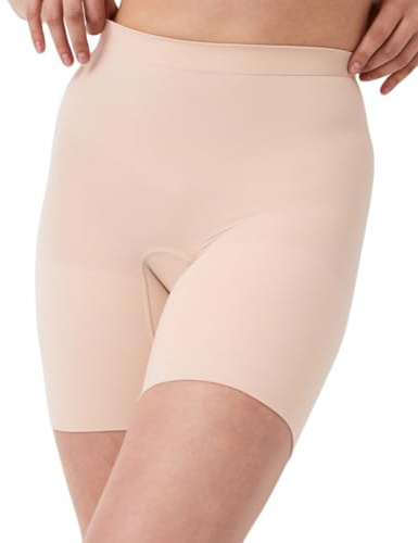 Spanx Short Shapewear pour Femmes Tummy Control Power Short (Taille Normale et Grande), Soft Nude, L