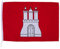 Netflags Flagge Hamburg 40 x 60 cm Schiffsflagge mit 160 g/qm Stoffgewicht