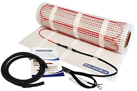 CALORIQUE Estera De Cable De Calefacción Eléctrica - Diferentes Tamaños - 2,0m² - Calefacción Eficiente Por Suelo Radiante Eléctrico 150 W/m² - Tecnología TWIN - [A +++]