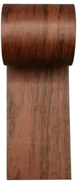 Aartner Nastro adesivo effetto legno, 5,37 cm (larghezza) x 4,57 m (lunghezza), effetto legno, autoadesivo, in polietilene + tessuto di quercia rustico, per battiscopa, porte, pareti e mobili (1, D)