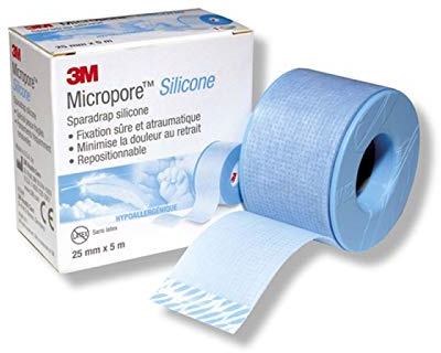 3M Cavilon Micropore Silicone Tape, 2.5 cm x 5 m