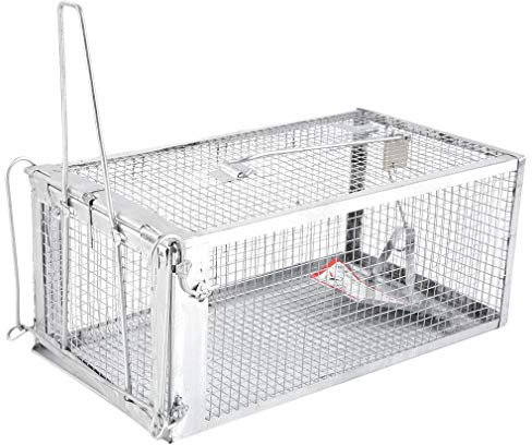 Krispich Mouse Live Trap Rat Trap Box Trap Live Cage Trap Animal Trap Mouse Trap for Mouse Rat Mader Wire Box Trap