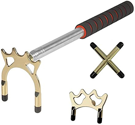 Queue de billard rétractable avec tête de pont amovible, manche en bois, accessoire pour table de billard