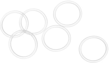 PATIKIL 18 mm OD x 1,5 mm Largeur Silicone O-Anneaux, 40 Paquet VMQ Métrique Étanchéité Joints pour Robinets Tuyauterie Réparation, Blanc