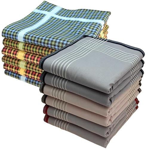 bilberry Stofftaschentücher 12 Stück ca.40x40cm reine Baumwolle Jack + Lionel