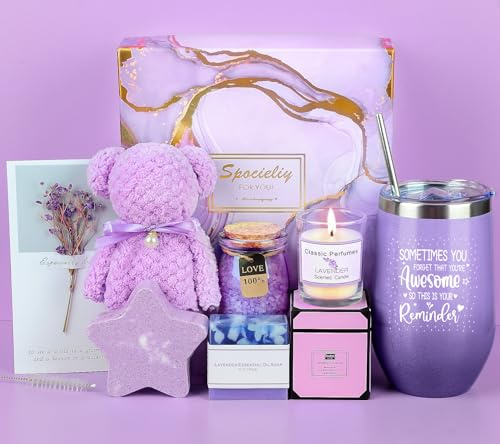 Idee Cadeau Femme Noel, Cadeau Anniversaire Femme, Coffret Cadeaux de Bougies Parfumées Tasse pour Femmes Meilleure Amie Soeur Collègue Maman, Cadeaux Noel Saint Valentin Femmes