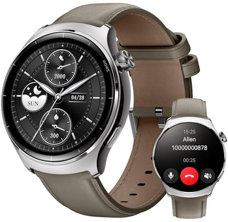 Mibro Lite3 Pro Montre Connectée Homme Femme 1,32 avec Appel Bluetooth, Supporte 150+ Sportifs Mode, SeekBeats, GPS, Fitness Tracker, Étanche 5ATM (Gris Kaki)