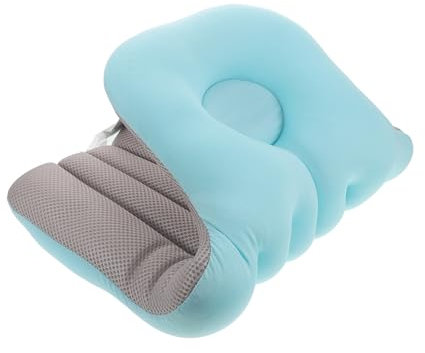 VALICLUD Space Saving Folding Bathtub Pillow Seat Cushion Mens Bath Accessory Shower Pad for Home Travel Camping