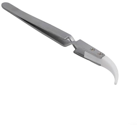 Pinzas de soldadura resistentes a altas temperaturas con punta recta para electrónica y maquinaria (B)