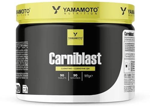 Yamamotò CarniBlast 90 compresse- integratore di Carnitina L-Tartrato, Propionil L-Carnitina e ALC- Senza Glutine e Senza Lattosio