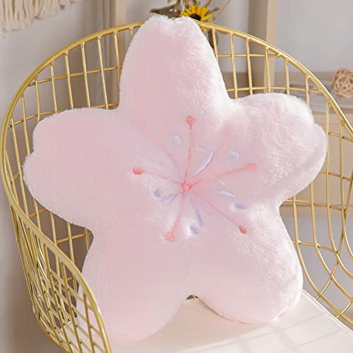 Monivi Sakura - Cuscino Kawaii, 45 x 45 cm, in finta pelliccia, colore: Rosa