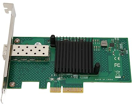 PCIe-Netzwerkkarte, 10000 Mbit/s PCI Express X4 5GT SFP LC Glasfaser-Gigabit-Ethernet-Netzwerkadapterkarte, PXE-Remotestart, VLAN-Filterung, für Windows