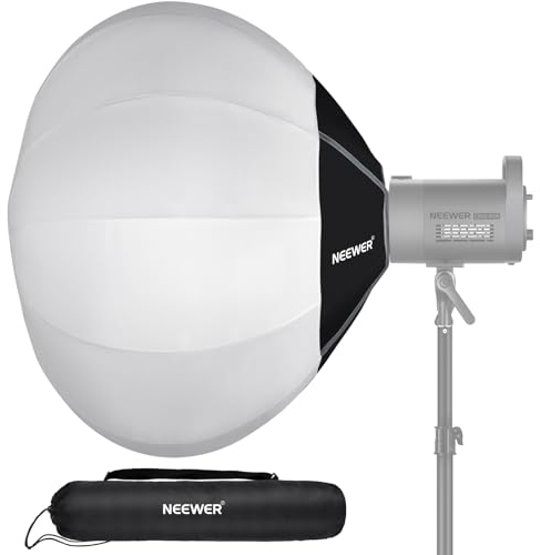 NEEWER - Softbox para linterna de 33.5 pulgadas/85 cm, difusor de luz de liberación rápida de 360°, caja de luz Bowens con aleación de nailon ligera para RGB CB60 CB60B CB200B MS60B MS60C MS150B luces
