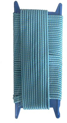 Rockreyoa 2,7 mm x 20 metros para tienda de campaña al aire libre varillas de goma de repuesto cuerda de repuesto para postes de tienda de campaña cuerda de goma de alta elasticidad fuerte cuerda de