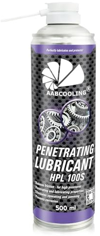 AABCOOLING HPL 100S Spray-Grease 500ml - Grease for Power Tools Chains Bolts Gears High Adhesion Fast Penetration Multifunctional K7