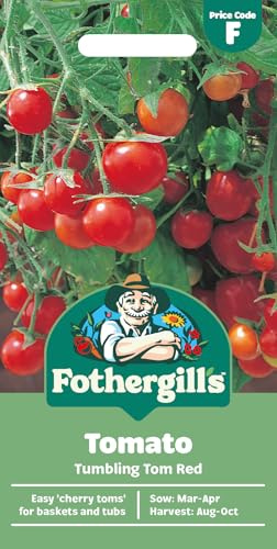 Fothergill's Tomato Tumbling Tom Red, Vegetable Seeds, 10 Seeds, Sow: Jan-Apr