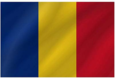 R&F srls Bandiera Romania Nazionale Tessuto Misura Standard 90 X 150 cm
