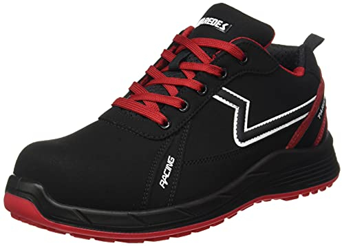 Paredes Deportivo Alonso - S3 Ci HI ESD SRC - Color Negro y Rojo - Talla 42