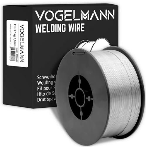 Bobina di filo animato in acciaio E71T-GS con protezione integrata per saldatura MIG no gas Diametro 0,8mm peso 1Kg