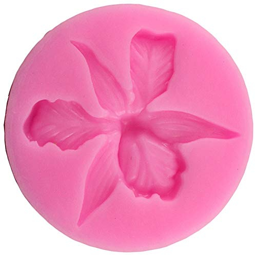 Orchidee Silikonform Harz Polymer Lehmformen Cupcake Fondant Kuchen Dekorieren Werkzeuge Süßigkeiten Schokolade Gumpaste Form