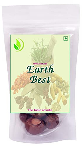 Earth Best 100% Natural Reetha Whole Dried Areetha, Sapindus, Soapnut (Pack of 100 g)