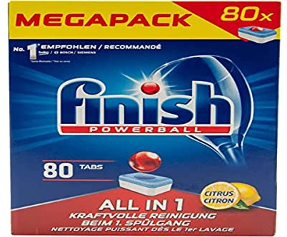 finish Powerball ALL IN 1 CITRUS 1 x 80 flikar diskmaskinstabletter
