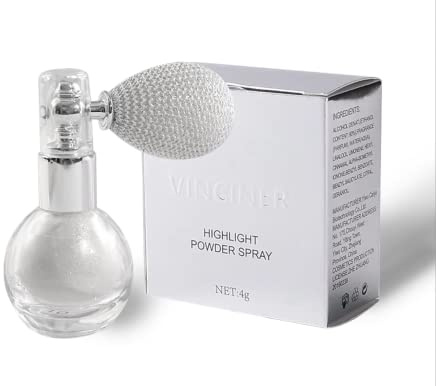 Spray De Poudre Paillette, Poudre Libre Spray Scintillant High Gloss Spray Poudre Scintillante Maquillag Pour Cheveux Visage Corps Cosmétique