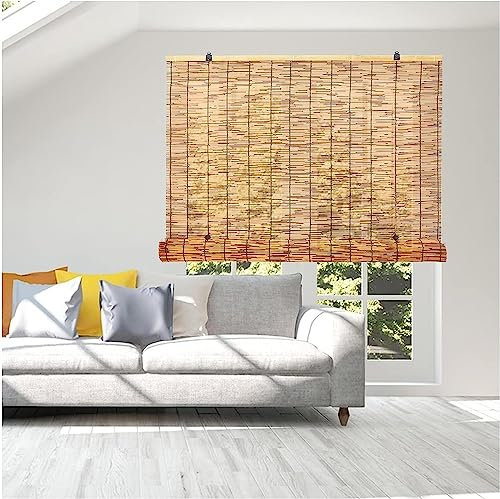 Cañizo Natural Bambú,Pantalla De JardíN,Rollo De Valla De Caña,Estera De Mimbre Privacidad Natural,Mimbre Ocultacion,Pantalla De Privacidad,Valla De Bambú,50x80cm