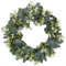 Corona Di Eucalipto Artificiale, Porta D'Ingresso Ghirlanda, Ghirlanda Di Plastica, Ghirlanda Artificiali, Porta Primavera Corona Di Eucalipto Verde, Per Feste Di Primavera, Decorazioni Da Parete 42cm