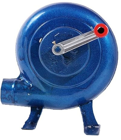 JOUFNING Mini Bruit Bas Ventilateur À Air - Forgeron Manuel Forge Souffleur, Barbecues Centrifuges Pompe À Charbon, Briquets À Charbon Forge BBQ, Ventilateur De Gril Lance-Flammes(80W)