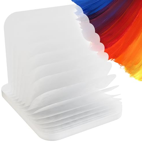 Golden Maple Palette de papier humide pour peintures acryliques, 100 feuilles pour peinture de miniatures et maquettes, aquarelle, garde la peinture fraîche
