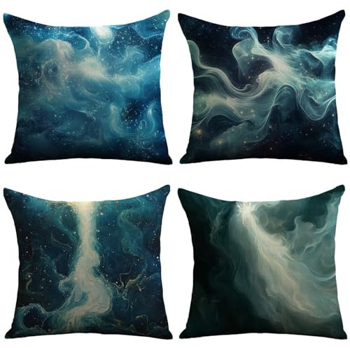 Cuscini Esterno Astratto Federe Cuscini Divano 70x70cm Cuscino Divano Nuvola Velluto Copricuscini Decorativi Doppia Faccia Stampa Fodera per Cuscino per Sedia Camera Arredo Esterni Giardino JL-663