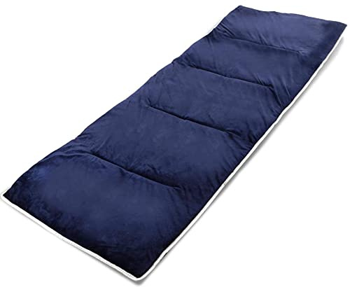 REDCAMP XL Mattress for Camping Bed, 190x75cm Soft Comfortable Cotton Thick Sleeping Mattress Pad, Navy Blue
