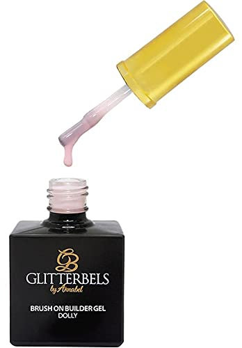 Glitterbels Gel Polish 8ml (Brush On Builder Gel 17ml Dolly)