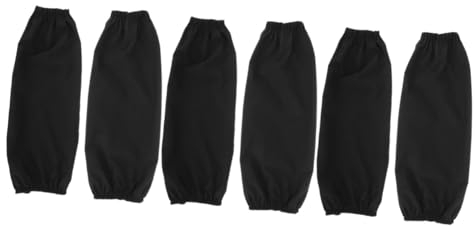 6pcs Manguitos Impermeables y Resistentes Aceite, Manguitos Elásticos Extendidos para Cocinero, para Cocina Baño Limpieza del Hogar