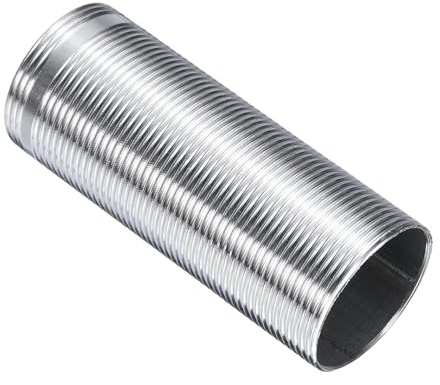 uxcell 3 Faucet Mount Extension Shank Stainless Steel Threaded Pipe Lengthen Mounting Shank Lengthen Fixed High Foot 1PCS