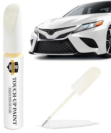 Flaconi Car Paint Pen,Car Touch Up Paint Pen,Automotive Repair Paint Brush,Automotive Tools Painting Pens for Scratch Repair,Suitable for Most Sedans,Trucks,SUVs,RVs and Commercial Vehicles (White)