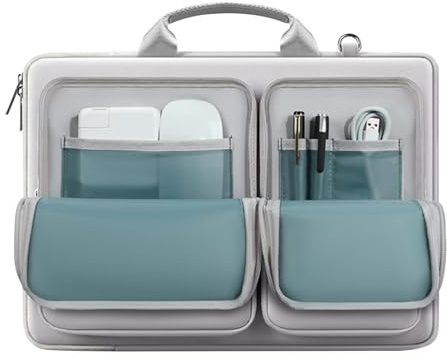 Laptopväska 15,6 tum, Laptopväska 15,6 tum axelportfölj med handtag Dator | Laptop Messenger Bag för resor Affärsresa Flygbolag Fortsätt dagligen pendling Arbete Kontor Skola Helg Utomhus Män Kvin