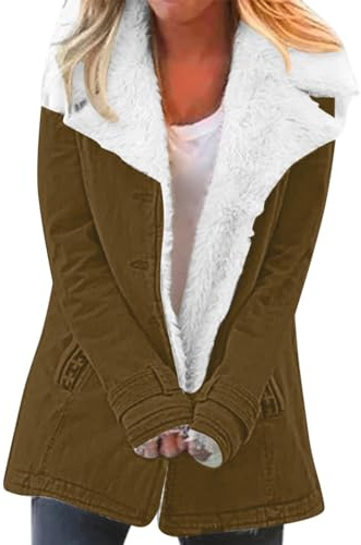 Generico Giubbotto Donna Invernale Cappotto Lungo Elegante Impermeabile Parka Donna Invernale Cappotti Imbottito Calda con Cappuccio Maglia Donna Autunnale Cappotto Lungo Donna Blu