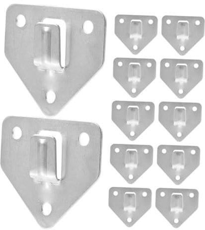 HOMOCONO 15piezas Soporte De Pared Para Extintores Ganchos Triangulares Resistentes De Hierro Galvanizado Para Montaje Seguro De Accesorios Contra Incendios