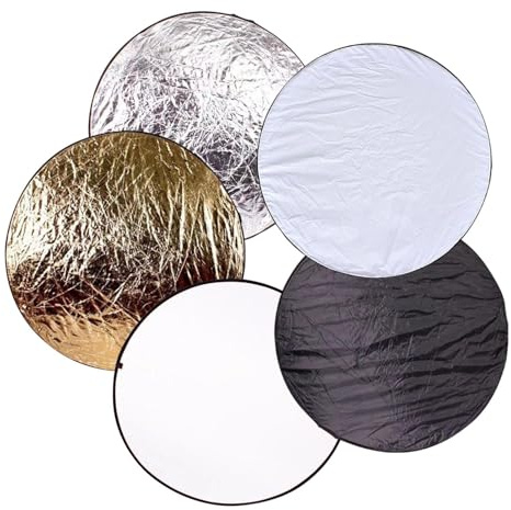Fotography reflector, lätt diffuser, vikbar studiopanel, 30 cm för foto studio utomhus porträtt produkt videografik belysning kontroll mjukt tillbehörssats