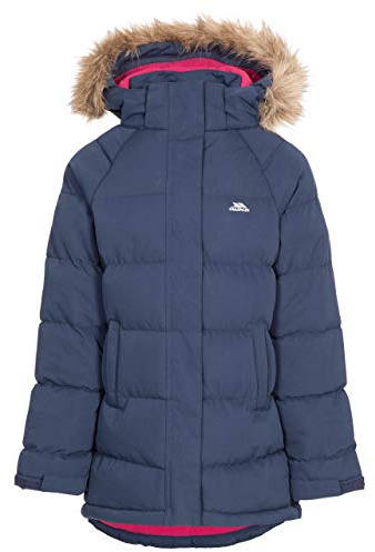 Trespass Girls Water Resistant Padded Jacket Unique Navy 11/12