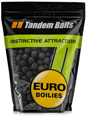Tandem Baits Euro Boilies Zitrus | Karpfen Angeln ohne Mühe | Köder zum Große-Fische-Angeln | Karpfenzubehör für Profis & Hobby-Angler 22 mm 1 kg