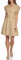 DKNY Damen Fit and Flare Wear to Work Belted Shirt Dress Kleid, Khaki, 38